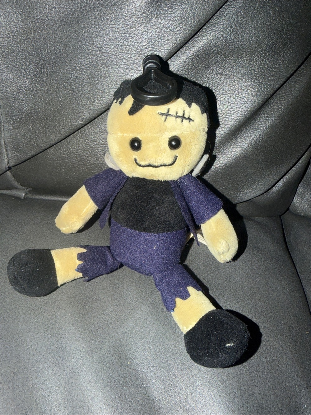Plush Frankenstein Doll - Purple and Black Kids Toy collector keychain